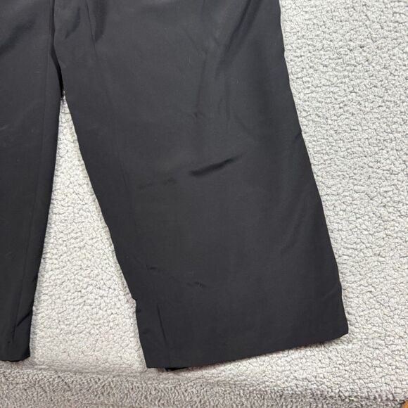Mon Cheri Wide Leg Formal Dress Pants Womens 8 Black Lined High Rise - Picture 3 of 13